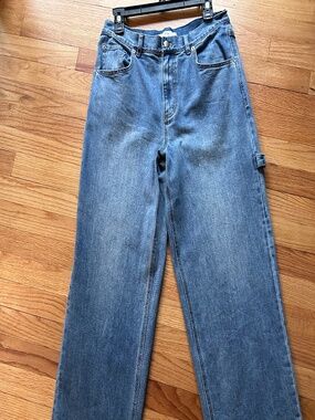 TIBI SLOUCHY CARPENTER PANTS CLASSIC BLUE 27